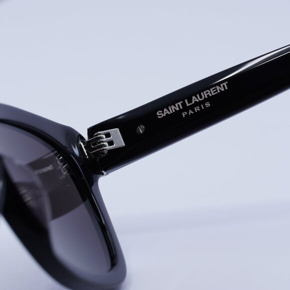 ?️ New Saint Laurent SLM124 001 Sunglasses - Black Frame, Black Lenses main image 4